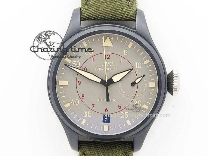 MIROTIME 0511 ZipUp Pilot Mark XX BLSF 1:1 Best Edition Green Dial on Brown Leather Strap MIYOTA 7019